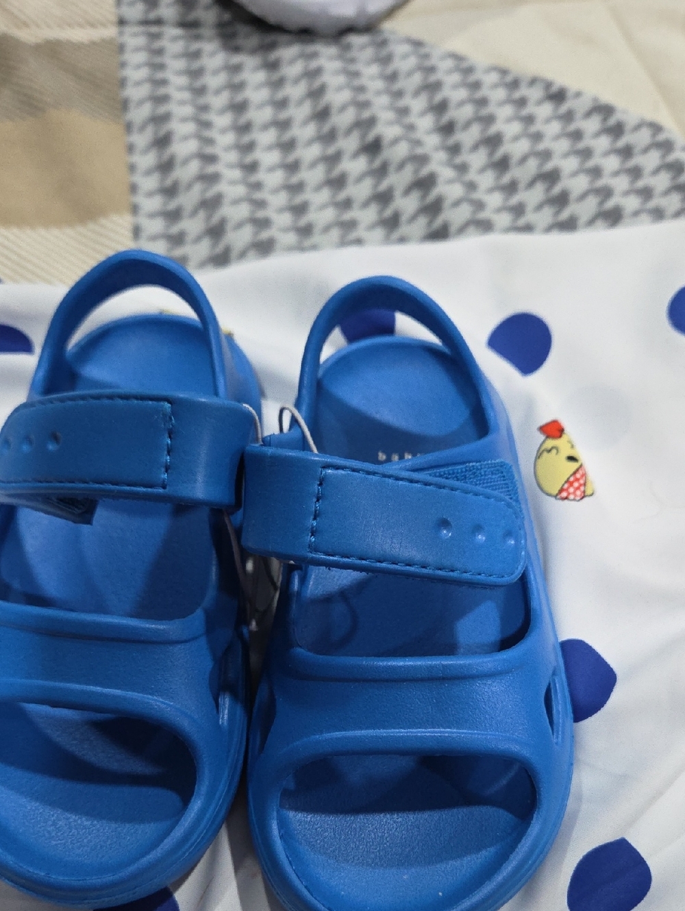 GAP Bright Blue Kids Adjustable Strap Sandals